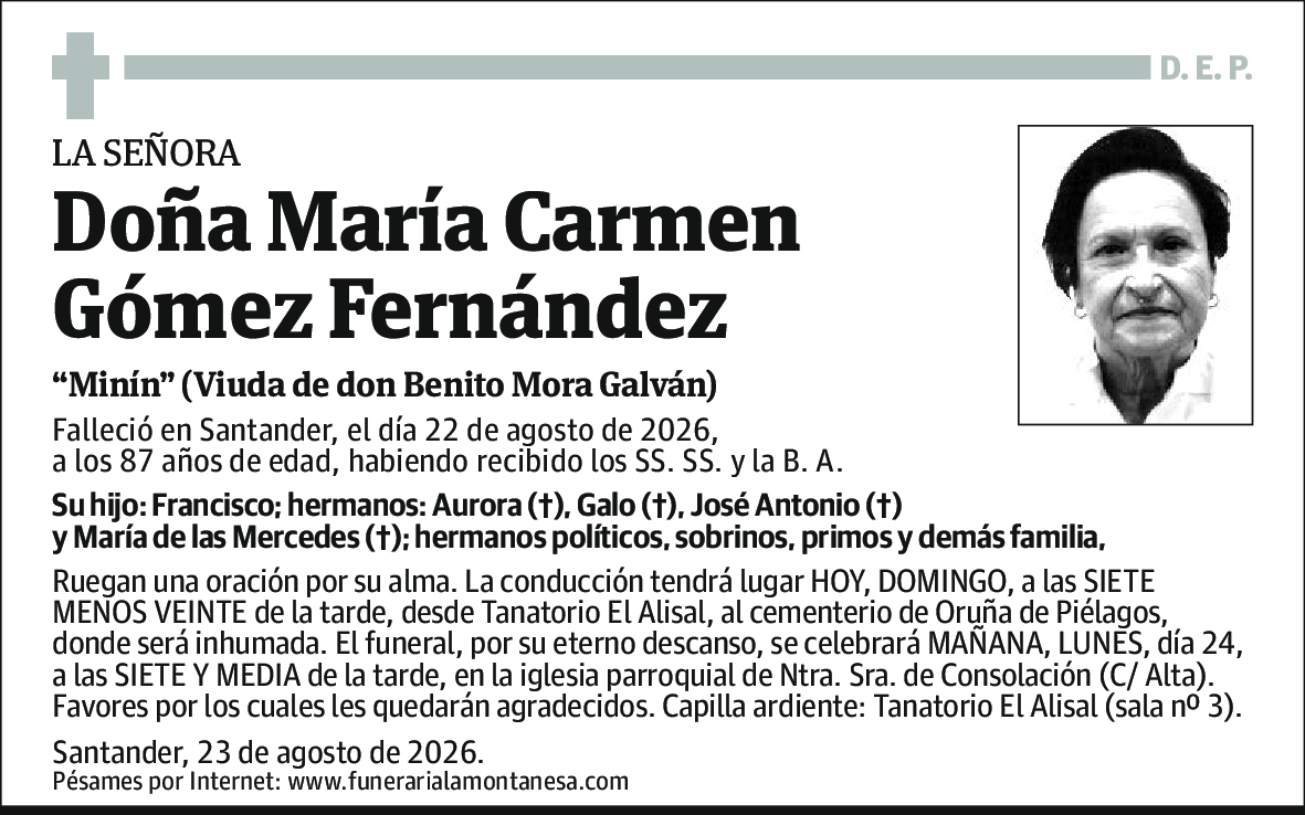 María Carmen Gómez Fernández