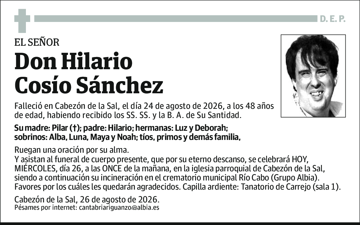 Hilario Cosío Sánchez