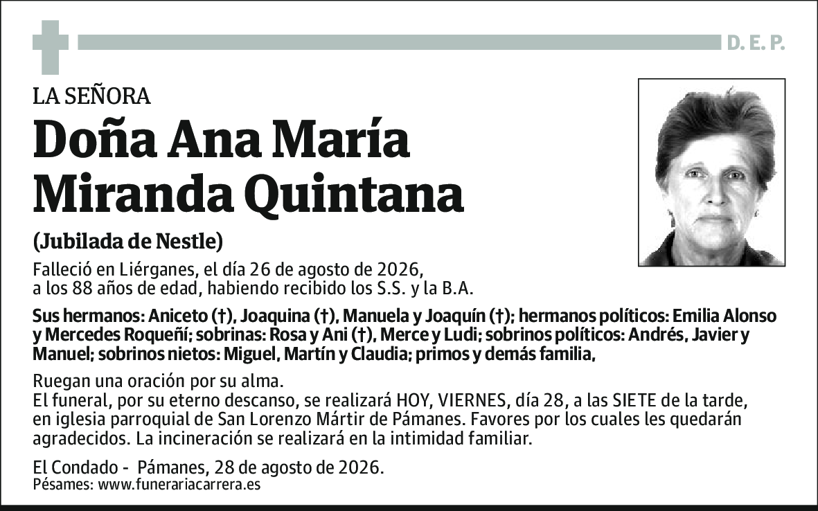 Ana María Miranda Quintana