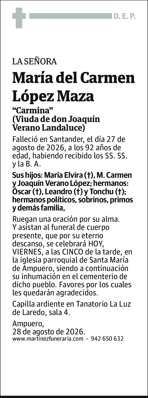 María del Carmen López Maza