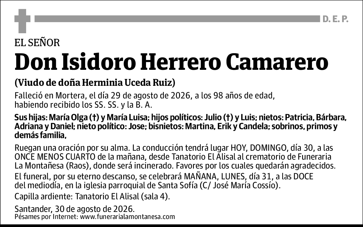Isidoro Herrero Camarero