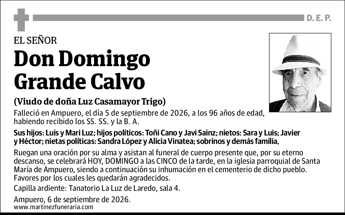 Domingo Grande Calvo