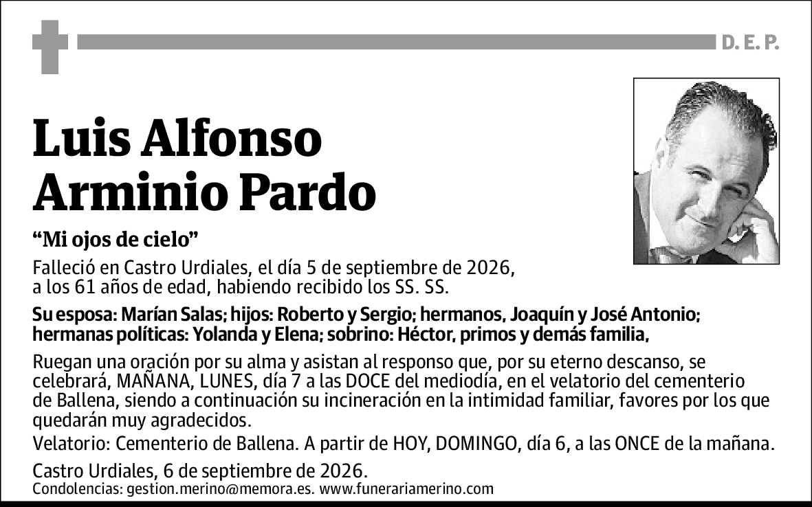 Luis Alfonso Arminio Pardo