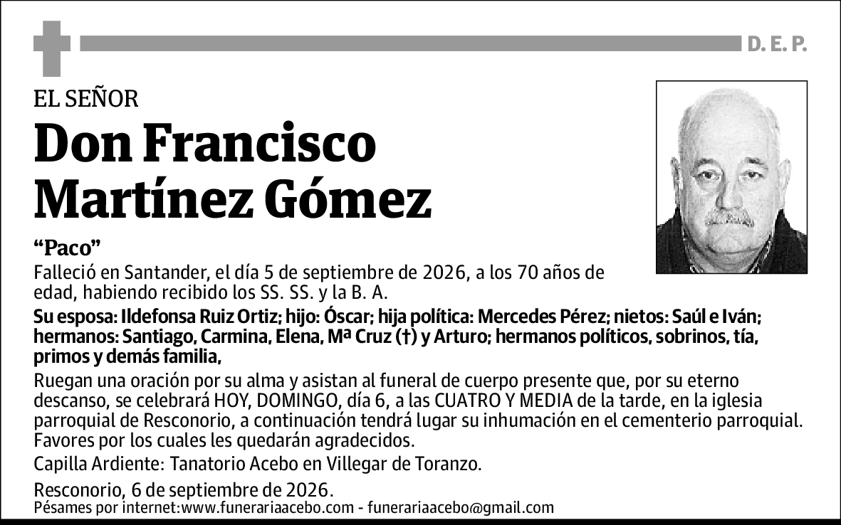Francisco Martínez Gómez