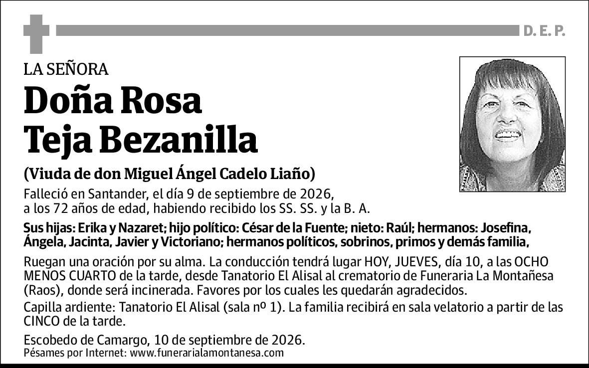 Rosa Teja Bezanilla