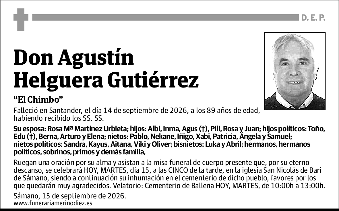 Agustín Helguera Gutiérrez