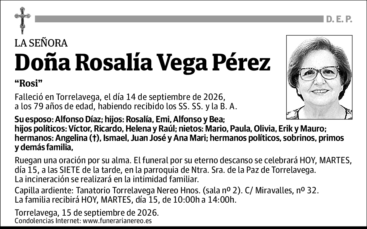 Rosalía Vega Pérez