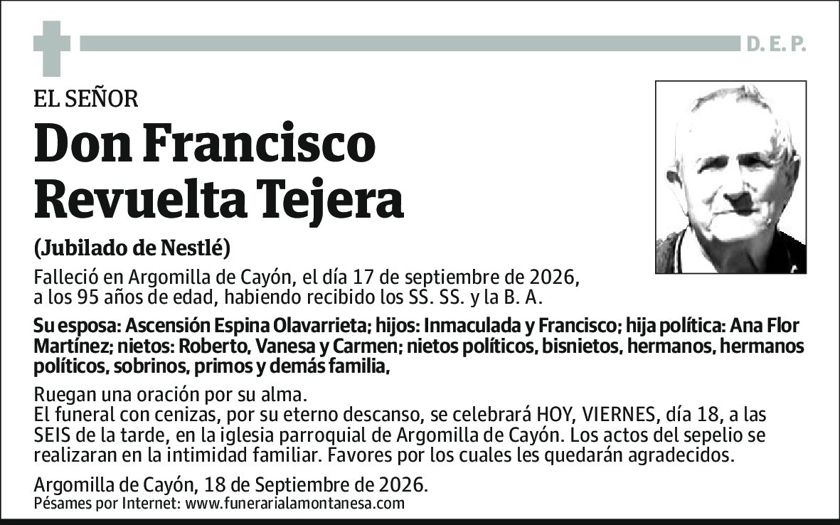 Francisco Revuelta Tejera