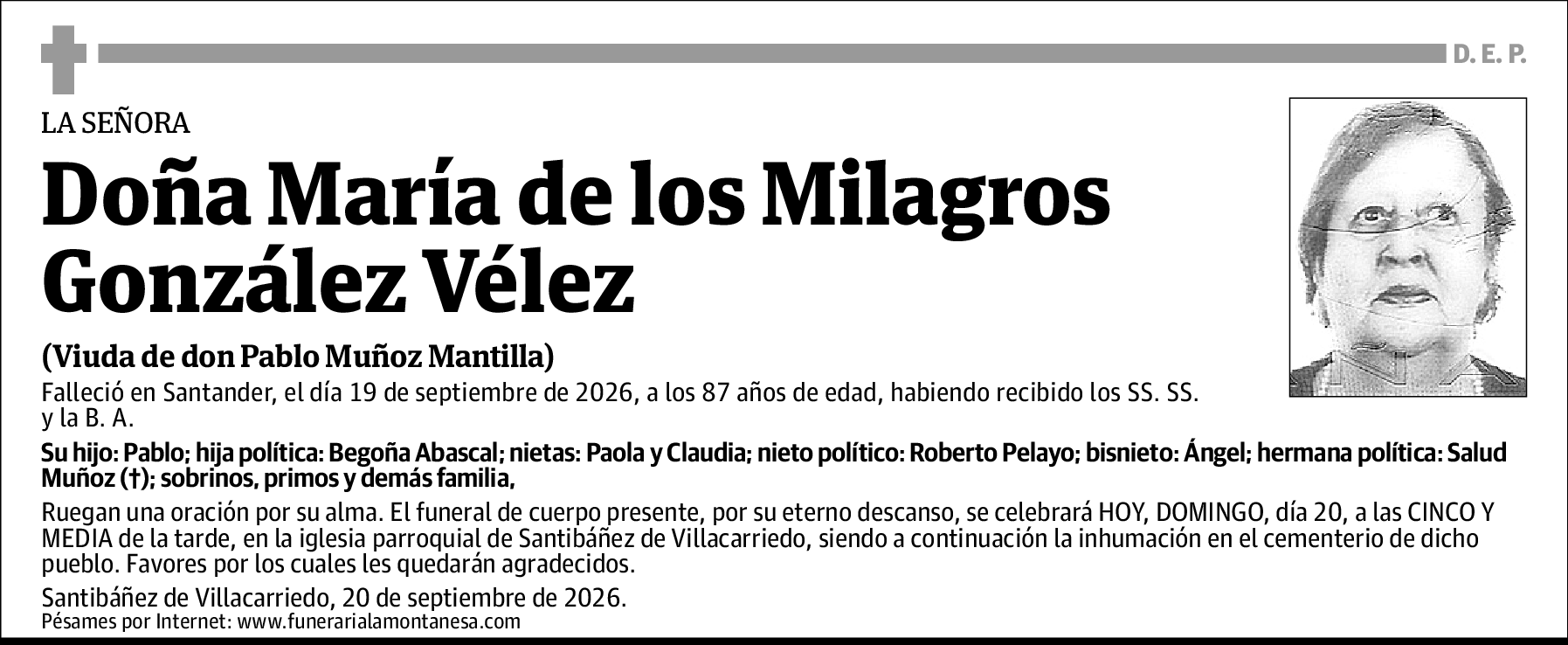 María de los Milagros González Vélez
