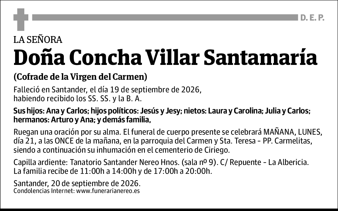 Concha Villar Santamaría