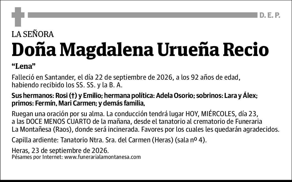 Magdalena Urueña Recio