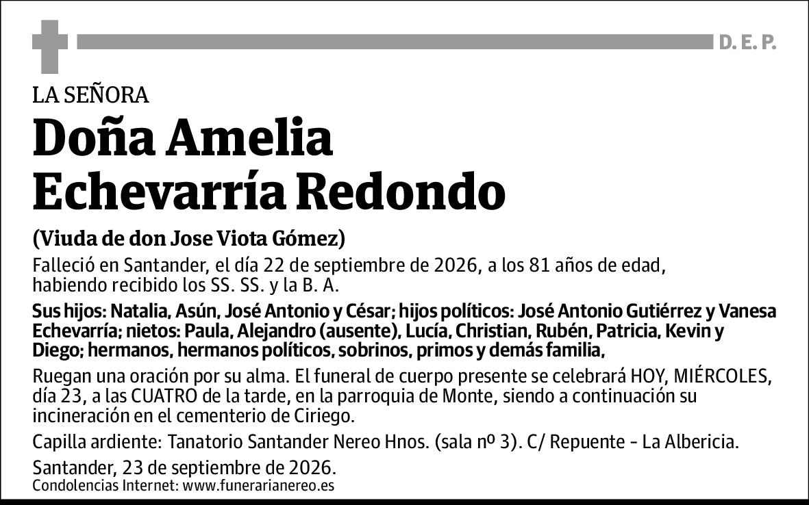 Amelia Echevarría Redondo