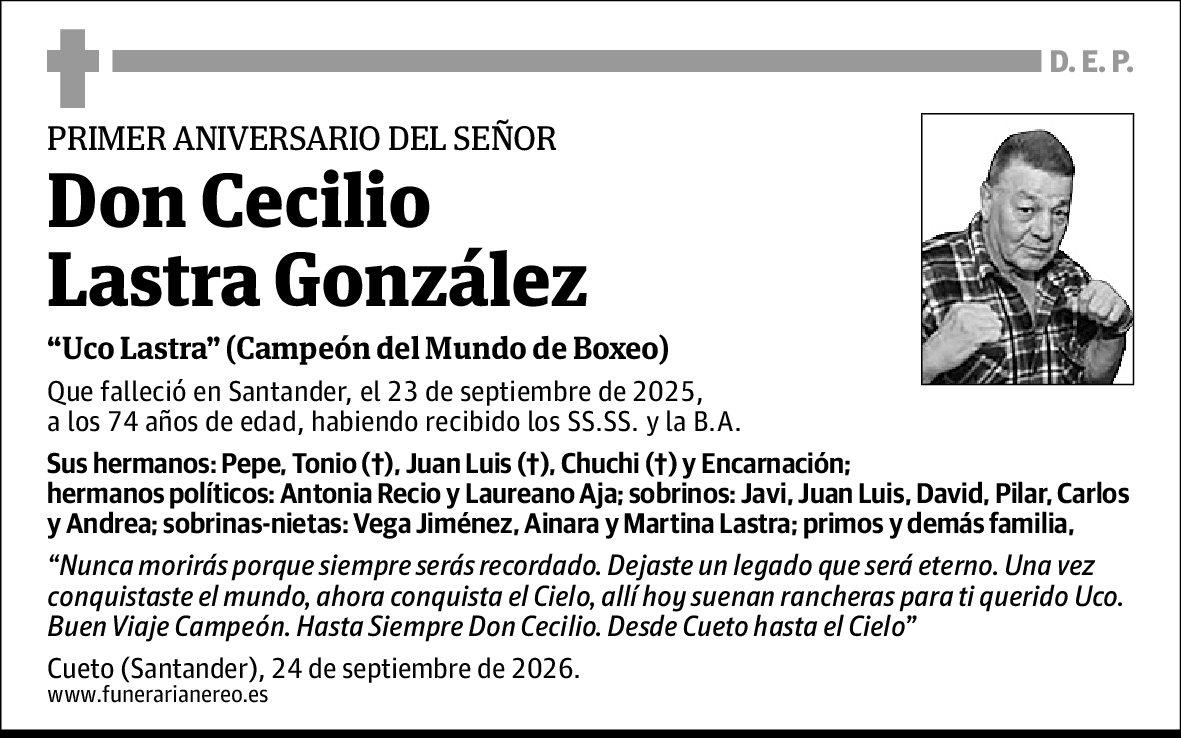 Cecilio Lastra González