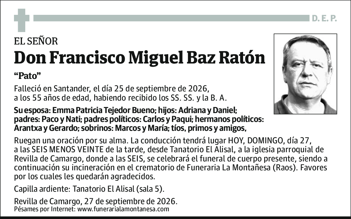 Francisco Miguel Baz Ratón