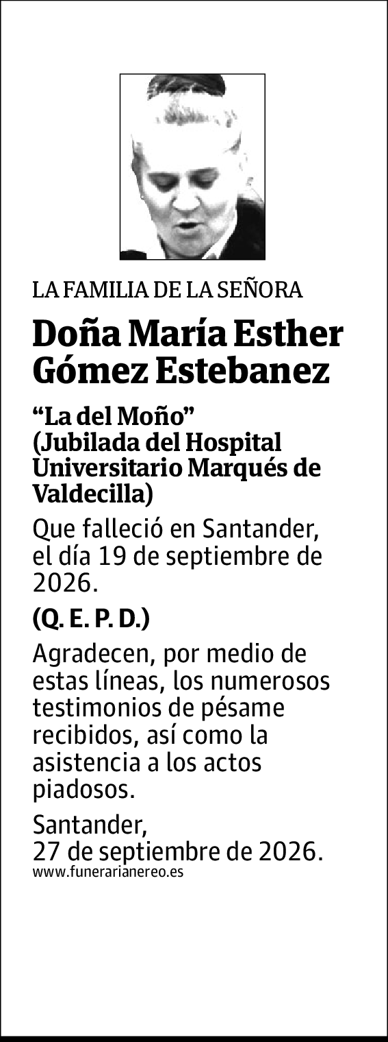 María Esther Gómez Estebanez