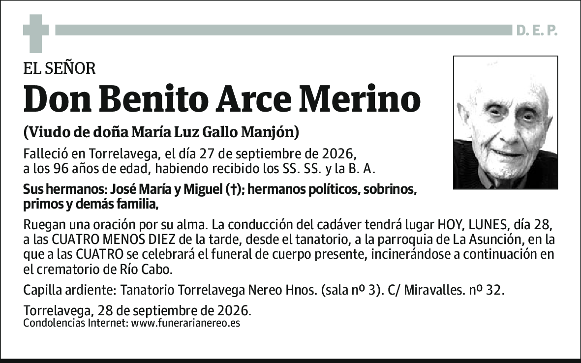 Benito Arce Merino