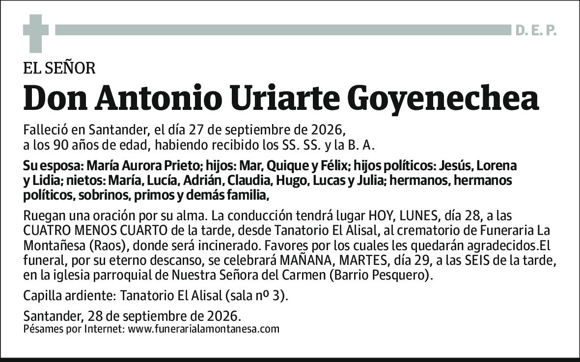 Antonio Uriarte Goyenechea