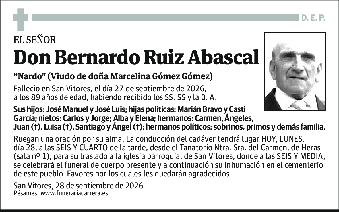 Bernardo Ruiz Abascal
