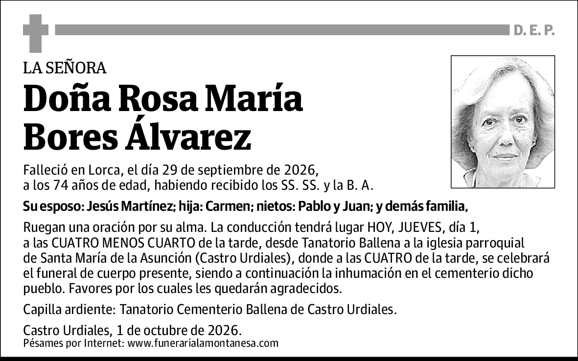 Rosa María Bores Álvarez