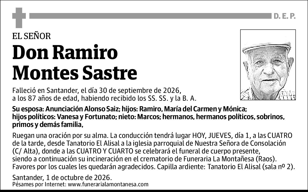 Ramiro Montes Sastre