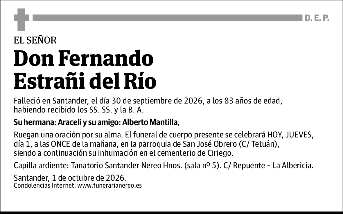 Fernando Estrañi del Río