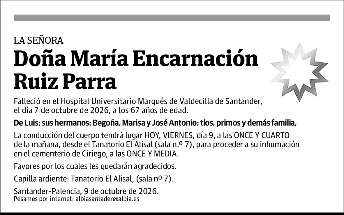 María Encarnación Ruiz Parra