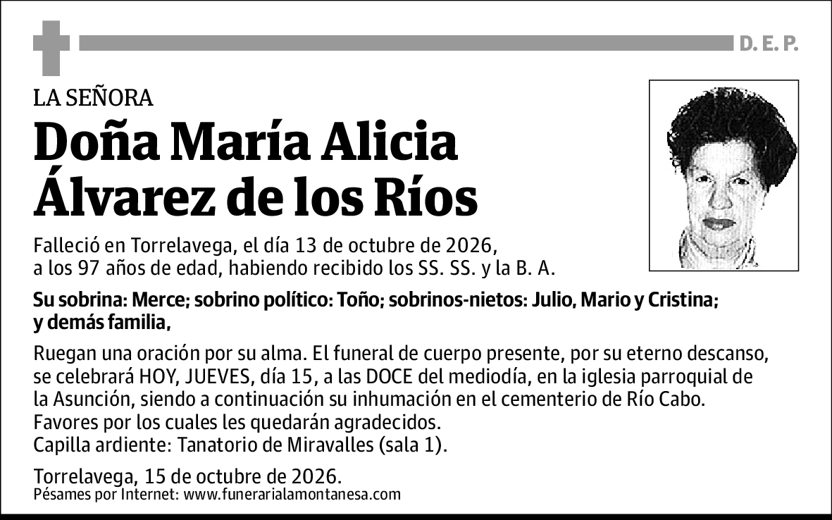 María Alicia Álvarez de los Ríos
