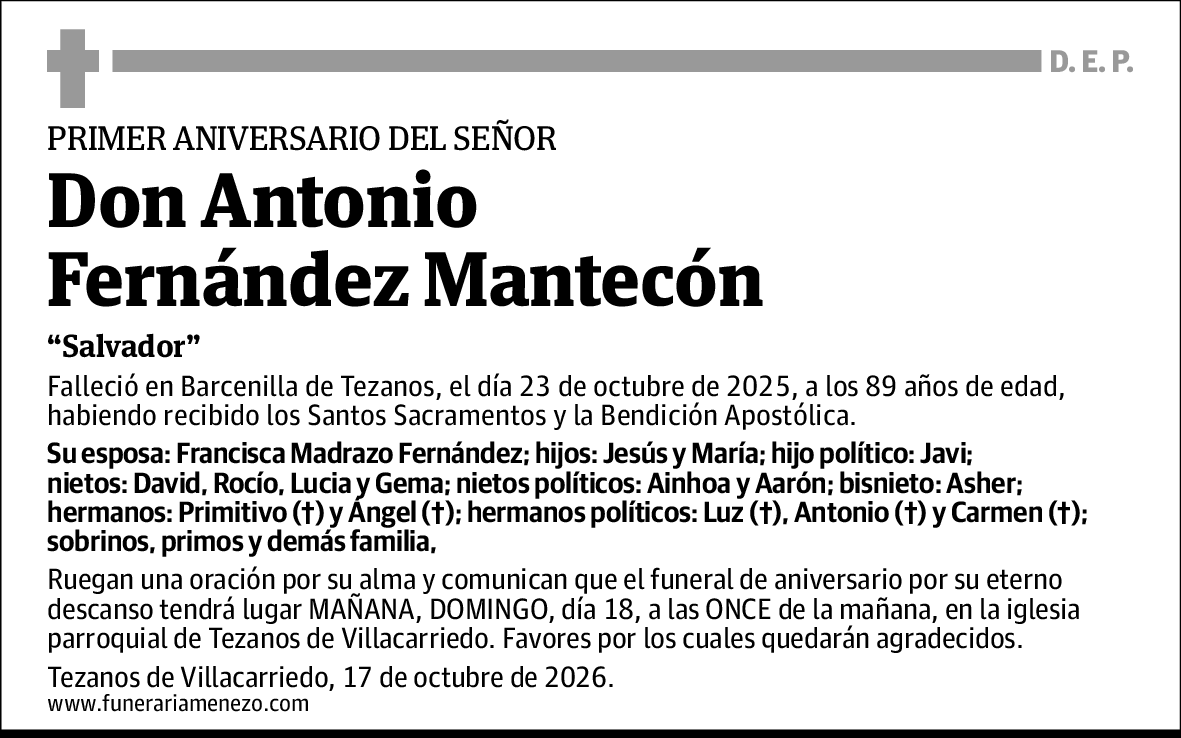 Antonio Fernández Mantecon