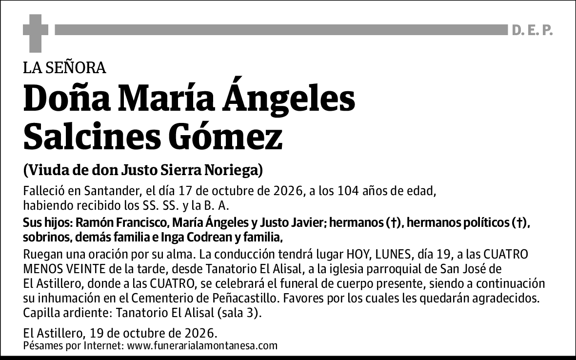 María Ángeles Salcines Gómez