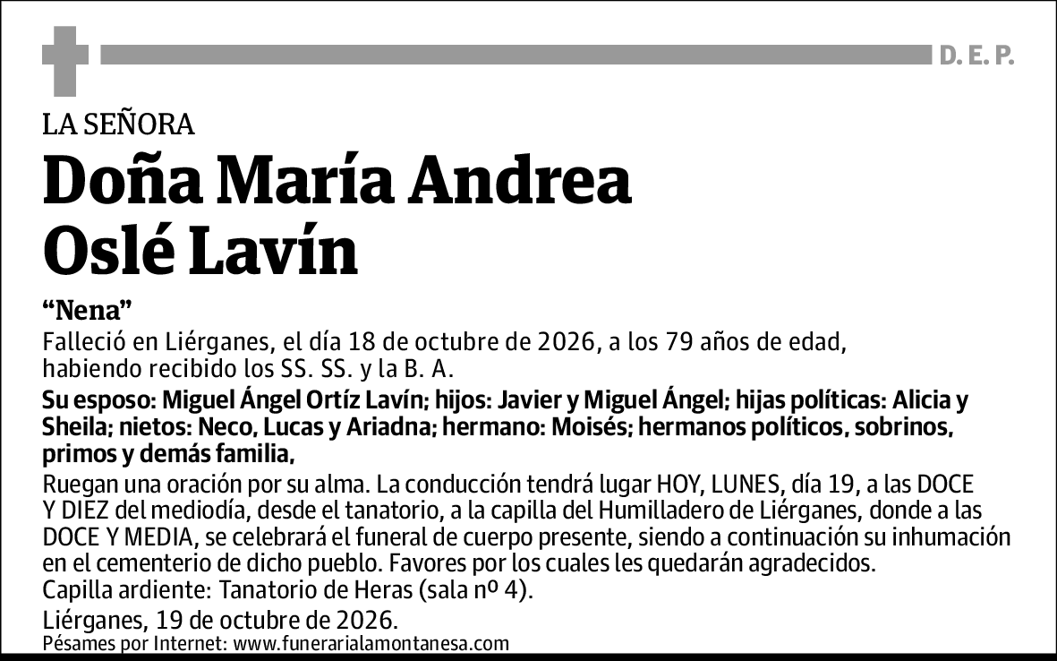 María Andrea Oslé Lavín