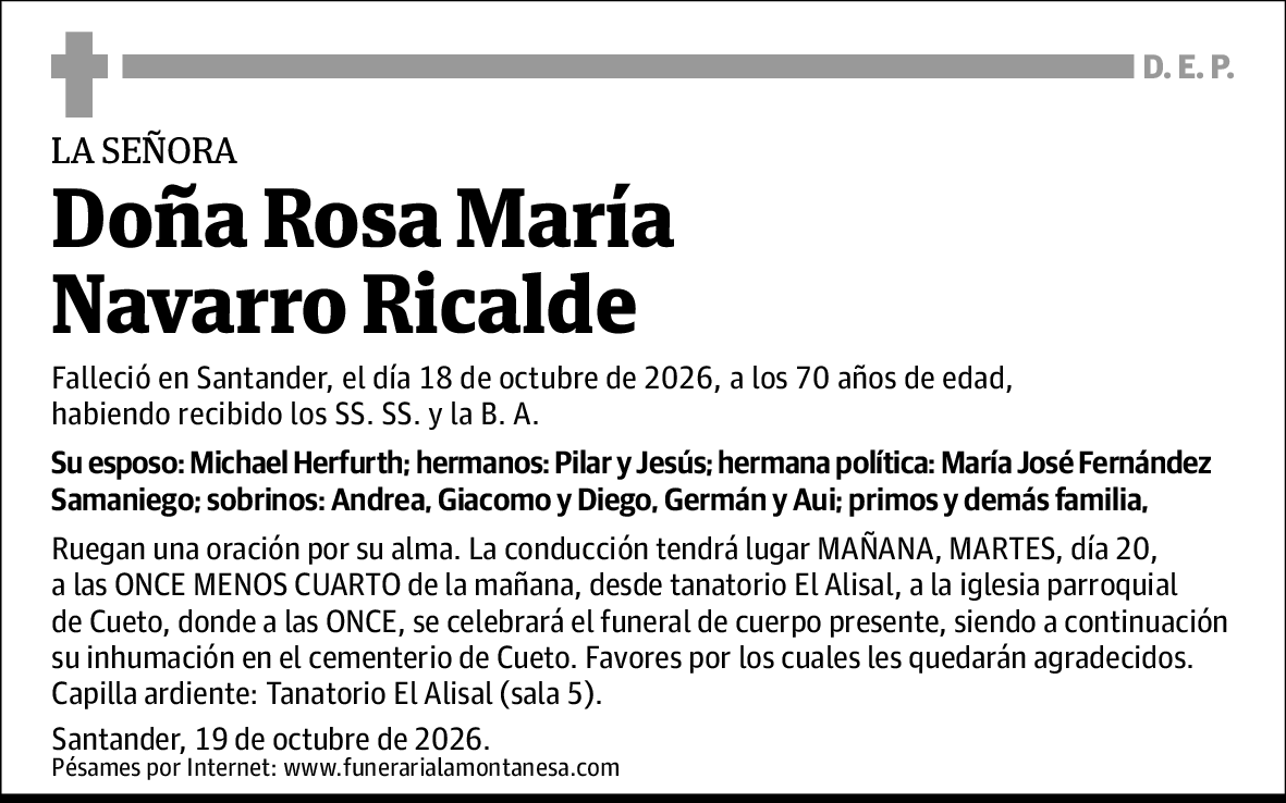 Rosa María Navarro Ricalde