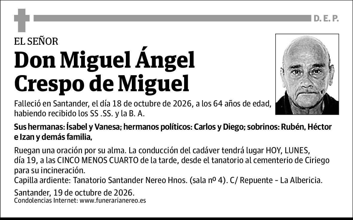 Miguel Ángel Crespo de Miguel