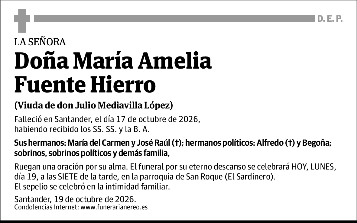María Amelia Fuente Hierro