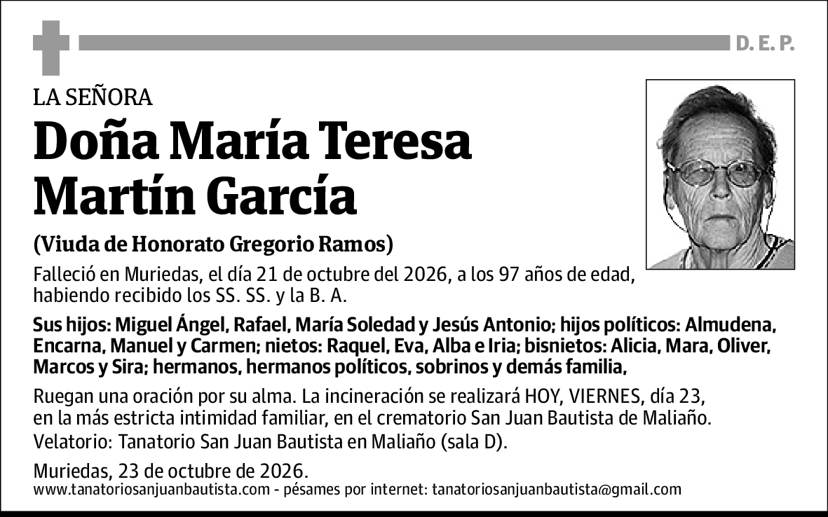 María Teresa Martín García
