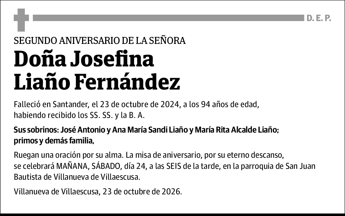 Josefina Liaño Fernández