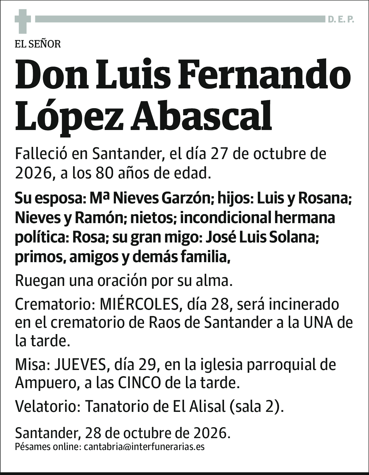 Luis Fernando López Abascal