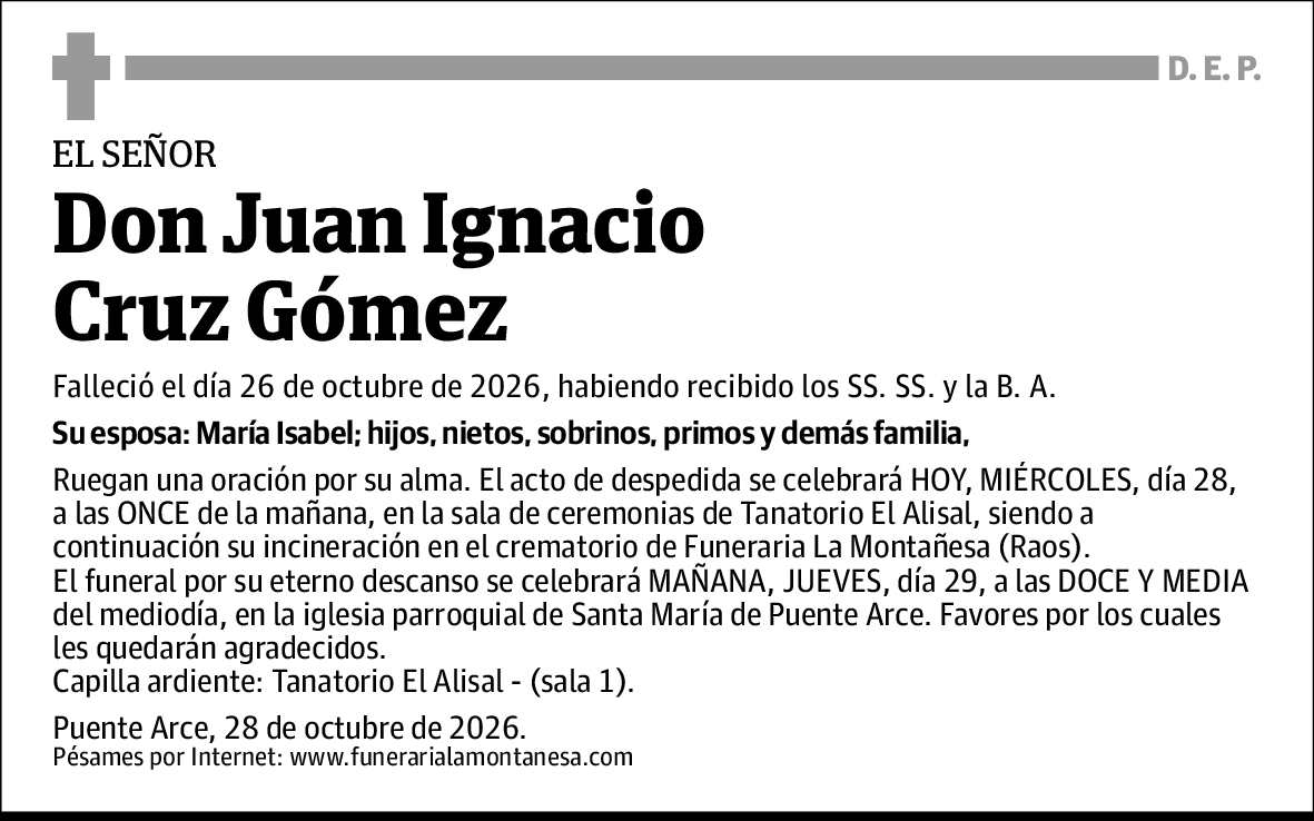 Juan Ignacio Cruz Gómez