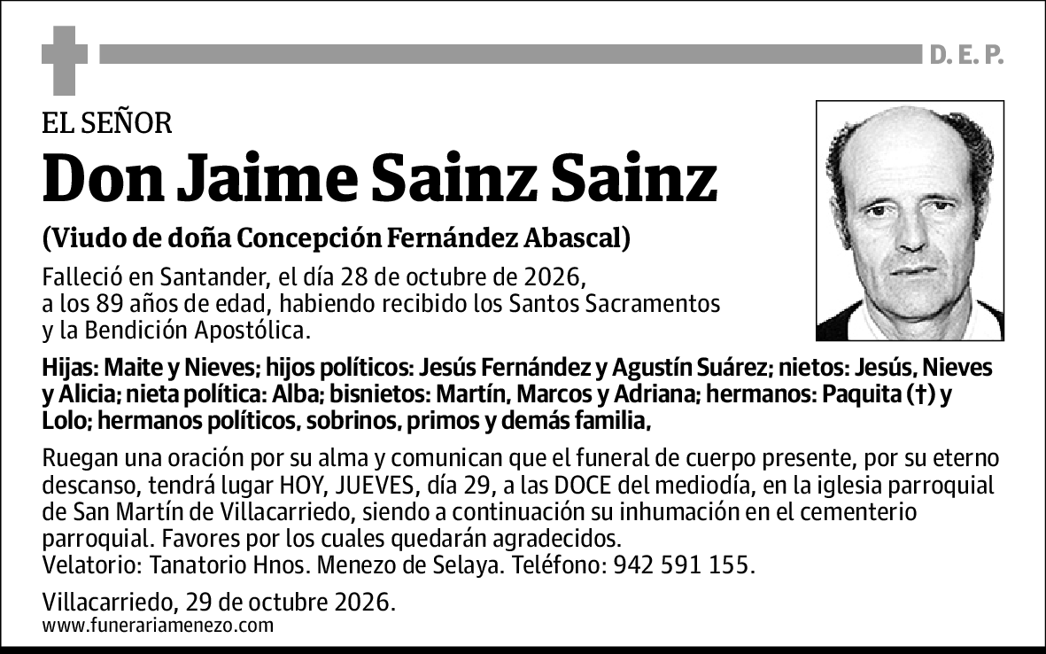 Jaime Sainz Sainz