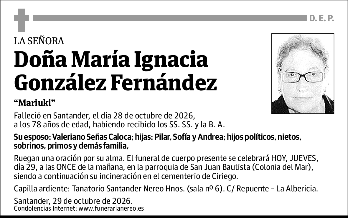 María Ignacia González Fernández